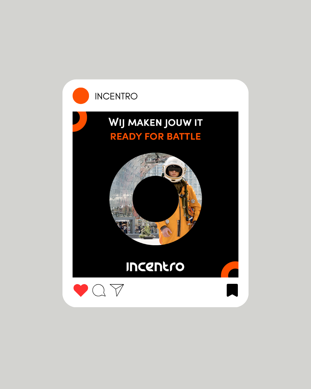 Incentro — Instagram post ontwerp (zwart)